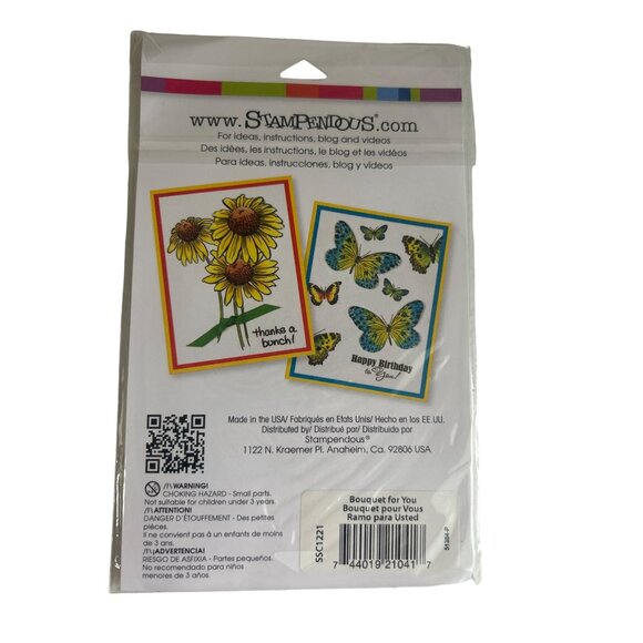 Stampendous Clear Stamps - Bouquet For You & Daisy Thanks - Picture 4 of 5